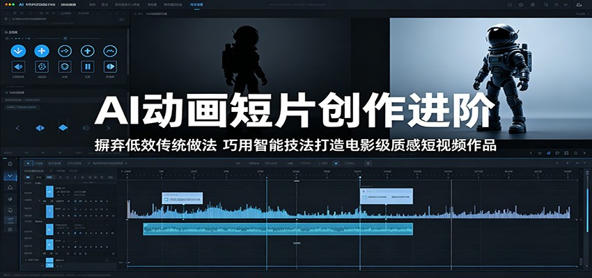 AI动画短片创作进阶：摒弃低效传统做法，巧用智能技法打造电影级质感短视频作品-凡人轻创