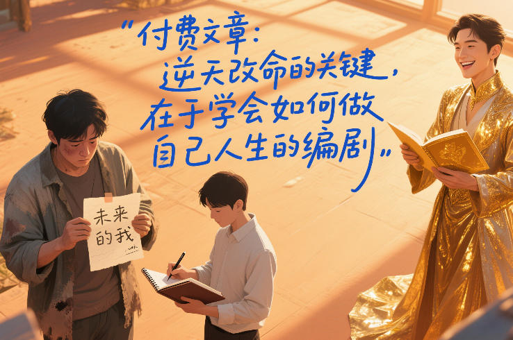 付费文章：逆天改命的关键，在于学会如何做自己人生的编剧-凡人轻创