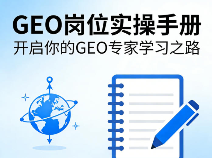 GEO岗位实操手册,开启你的GE0专家学习之路-凡人轻创