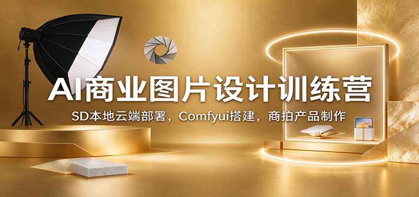 AI商业图片设计训练营:SD本地云端部署,Comfyui搭建,商拍产品制作 AI商业图片设计训练营:SD本地云端部署,Comfyui搭建,商拍产品制作