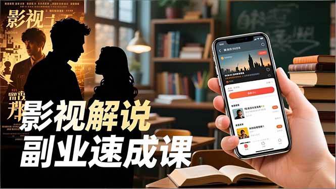 （16740期）Tk影视解说副业速成课，软件安装、全流程实操、爆款预设，新手两周变现-凡人轻创