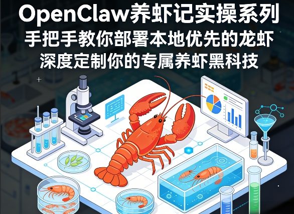 OpenClaw养虾记实操系列,手把手教你部署本地优先的龙虾,深度定制你的专属养虾黑科技 OpenClaw养虾记实操系列,手把手教你部署本地优先的龙虾,深度定制你的专属养虾黑科技