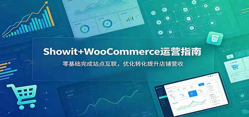 Showit+WooCommerce运营指南：零基础完成站点互联，优化转化提升店铺营收-凡人轻创