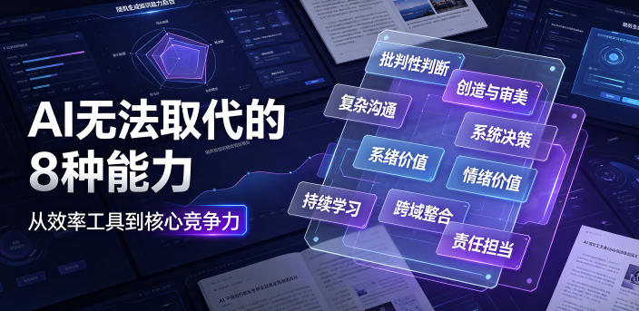 付费文章:AI无法取代的8种能力-凡人轻创