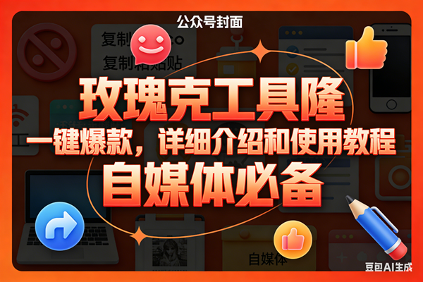 （17297期）玫瑰克隆工具，ai鲁大魔，自媒体必备神器，一键爆款神器，详细教程。-凡人轻创