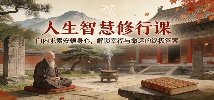 人生智慧修行课：向内求索安顿身心，解锁幸福与命运的终极答案-凡人轻创