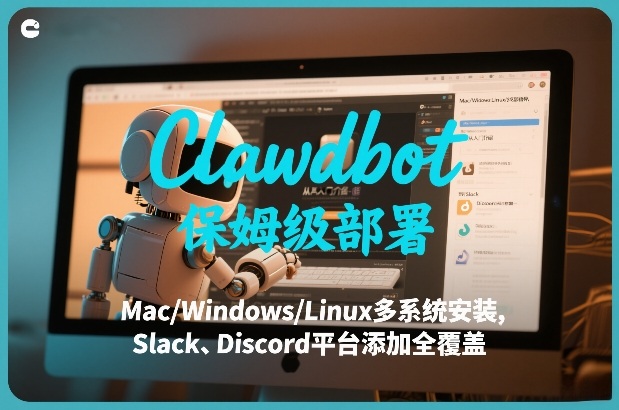 Clawdbot保姆级部署，从入门介绍、Mac/Windows/Linux多系统安装，到Slack、Discord平台添加全覆盖-凡人轻创