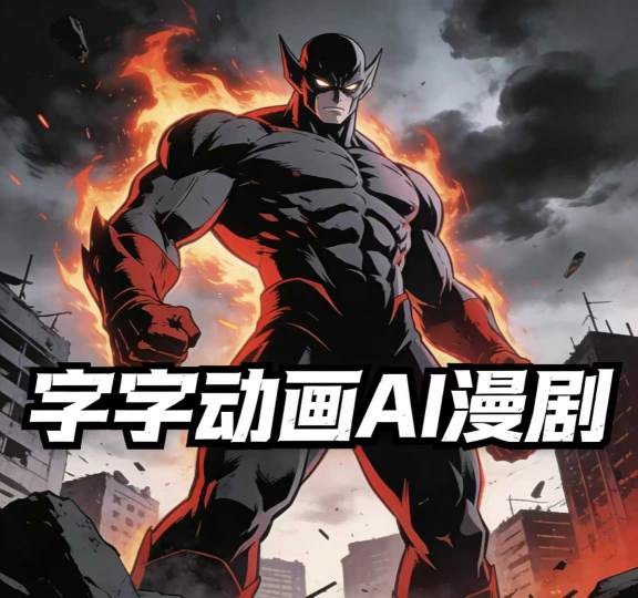 字字动画AI漫剧2026年第1期系统课程,小白看完就能学会实操的漫剧课,单人月收1-3W-凡人轻创