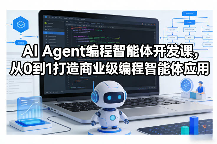 AI Agent编程智能体开发课，从0到1打造商业级编程智能体应用-凡人轻创