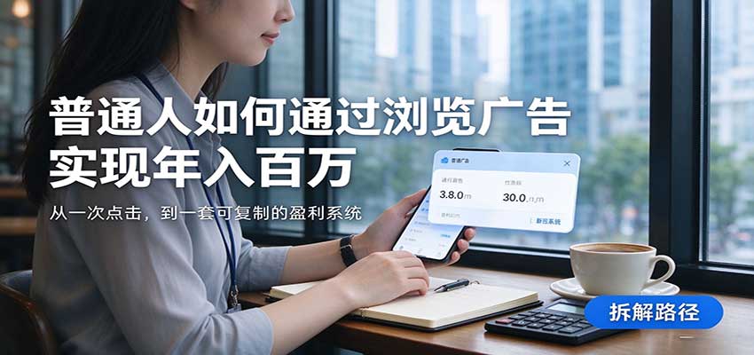 2026最新技术24小时全自动浏览广告,全网独家,单台设备日入200+,支持实地学习考察-凡人轻创