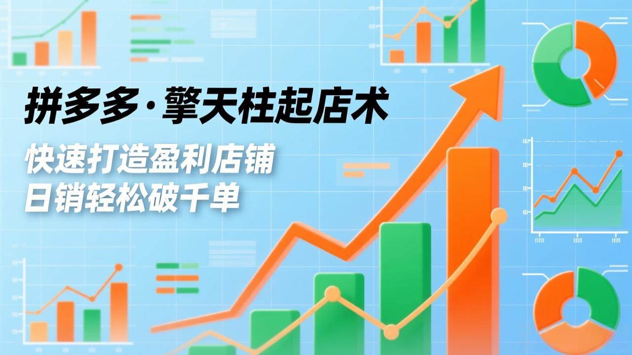 (17715期)拼多多·擎天柱起店术3.0(更新),爆流布局、利润起飞、不断流,快速打造盈利店铺,日销破千单 (17715期)拼多多·擎天柱起店术3.0(更新),爆流布局、利润起飞、不断流,快速打造盈利店铺,日销破千单