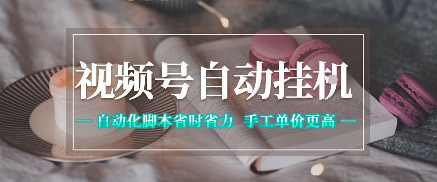 视频号自动挂G项目,自动化脚本省时省力,手工单价更高,日入300+全网最稳【揭秘】-凡人轻创