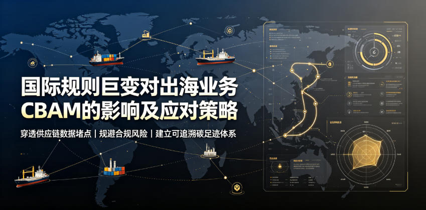 国际规则巨变对出海业务CBAM的影响及应对策略，帮助企业穿透供应链数据堵点，规避合规风险-凡人轻创