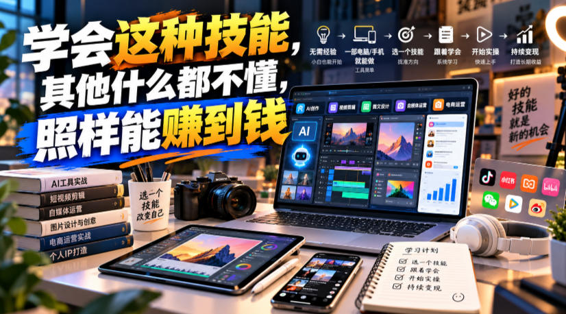 某公众号付费文章：学会这种技能，其他什么都不懂，照样能賺到钱-凡人轻创