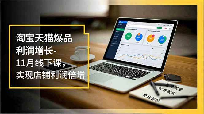 (16824期)淘宝天猫爆品利润增长-11月线下课,免费流量、付费放大、费比管控,实现店铺利润倍增-凡人轻创