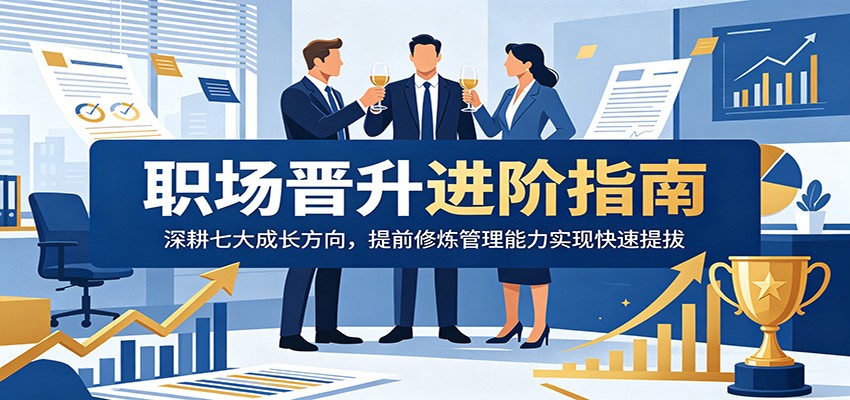 职场晋升进阶指南：深耕七大成长方向，提前修炼管理能力实现快速提拔-凡人轻创