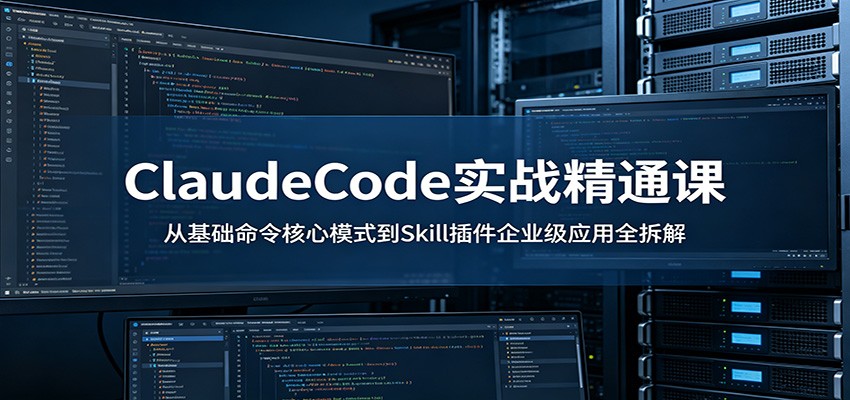 ClaudeCode实战精通课：从基础命令核心模式到Skill插件企业级应用全拆解-凡人轻创