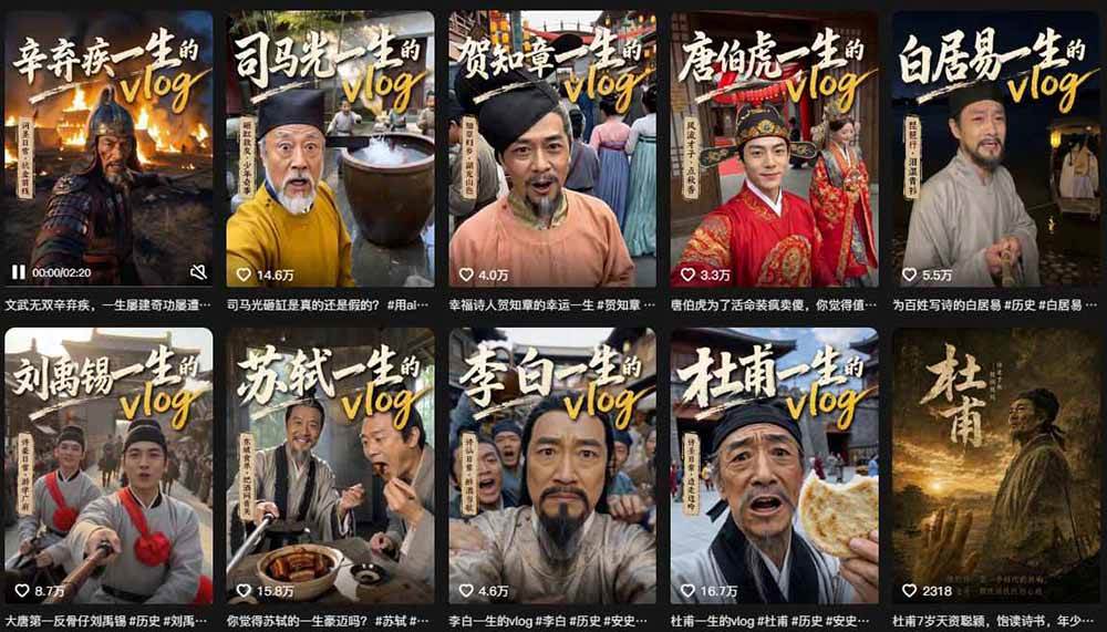 (19758期)历史人物,诗人一生Vlog教学, AI制作丨伙伴计划丨精选收益丨商单收徒 ,新领域红利期,抓紧做 (19758期)历史人物,诗人一生Vlog教学, AI制作丨伙伴计划丨精选收益丨商单收徒 ,新领域红利期,抓紧做