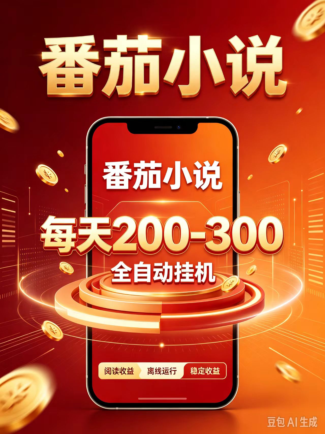 门槛极低的番茄全自动小说，日入200-300，项目非常火爆-凡人轻创
