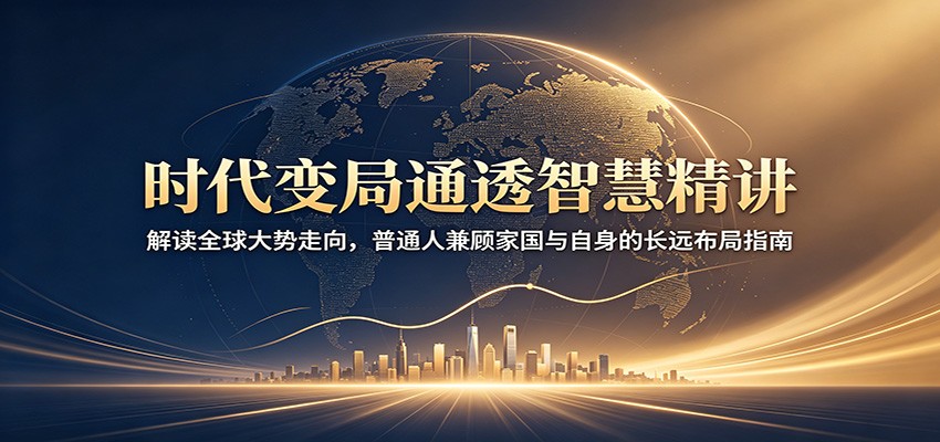 时代变局通透智慧精讲：解读全球大势走向，普通人兼顾家国与自身的长远布局指南-凡人轻创