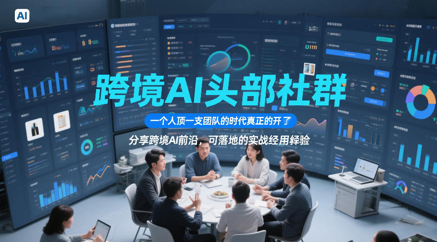 跨境AI头部社群,一个人顶一支团队的时代真正的开始了,分享跨境AI前沿,可落地的实战经验(更新5月23日)-凡人轻创