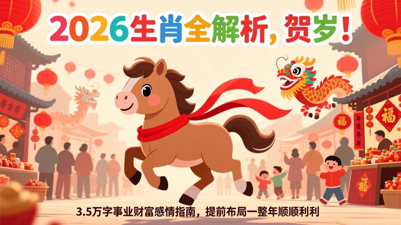 （17428期）付费文章：贺岁！2026生肖全解析，3.5万字事业财富感情指南，提前布局一整年顺顺利利-凡人轻创