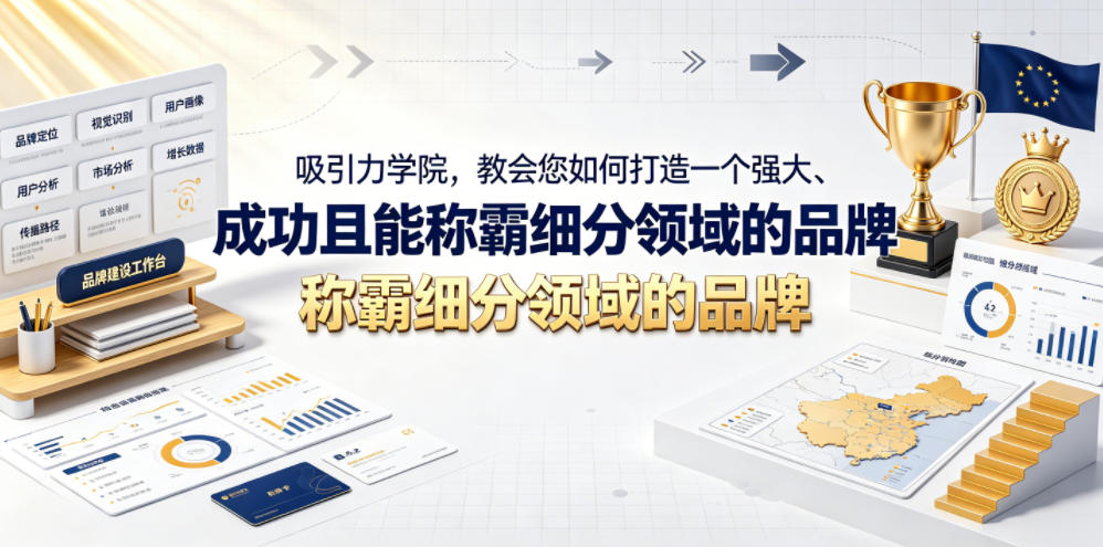 吸引力学院，教会您如何打造一个强大、成功且能称霸细分领域的品牌！【原创双语字幕】-凡人轻创