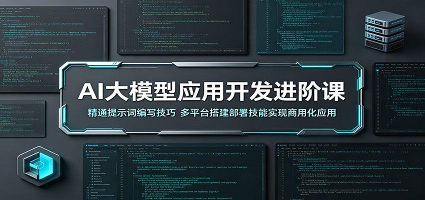 AI大模型应用开发进阶课：精通提示词编写技巧，多平台搭建部署技能实现商用化应用-凡人轻创