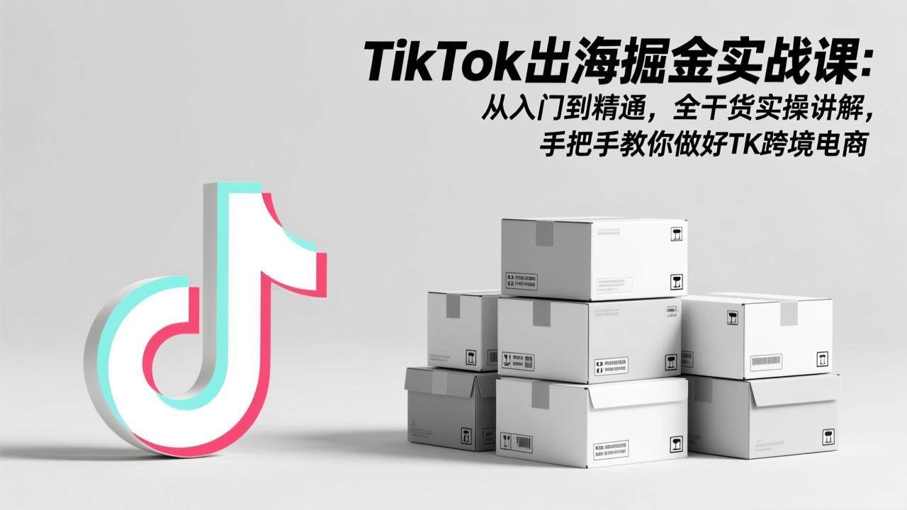 （17368期）TikTok出海掘金实战课：从入门到精通，全干货实操讲解，手把手教你做好TK跨境电商-凡人轻创