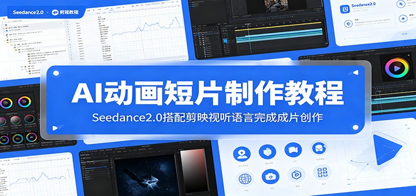AI动画短片制作教程:Seedance2.0搭配剪映视听语言完成成片创作-凡人轻创