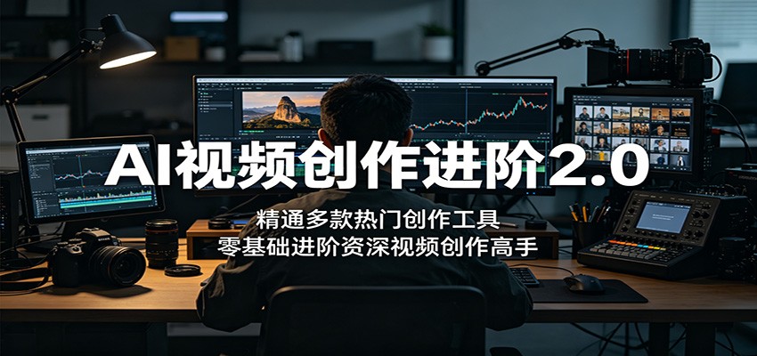 AI视频创作进阶2.0:精通多款热门创作工具,零基础进阶资深视频创作高手-凡人轻创