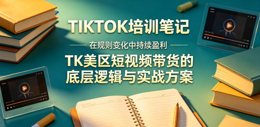 视界跨境TIKTOK4月17培训笔记，在规则变化中持续盈利，TK美区短视频带货的底层逻辑与实战方案【文档】-凡人轻创