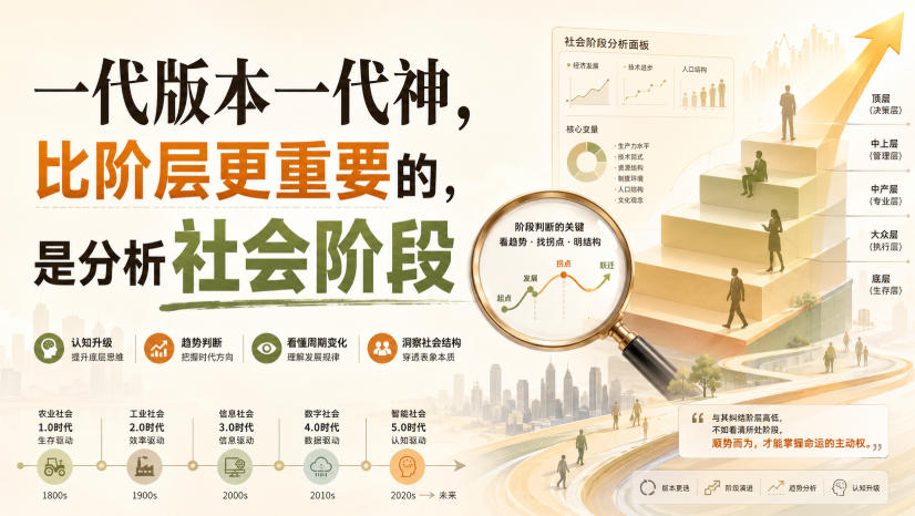 付费文章:一代版本一代神,比阶层更重要的,是分析社会阶段 付费文章:一代版本一代神,比阶层更重要的,是分析社会阶段
