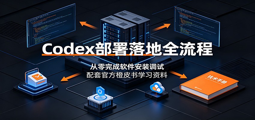 Codex部署落地全流程：从零完成软件安装调试，配套官方橙皮书学习资料-凡人轻创