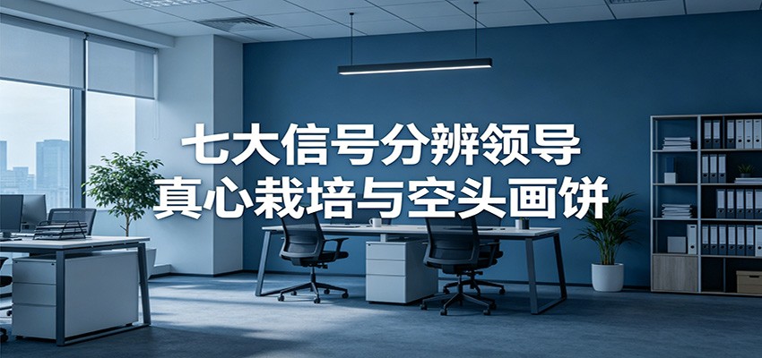 付费文章《七大信号分辨领导真心栽培与空头画饼》读懂管理背后人性逻辑-凡人轻创