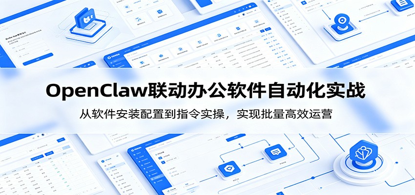 OpenClaw自动化实操课:从软件安装配置到指令实操,实现批量高效运营-凡人轻创