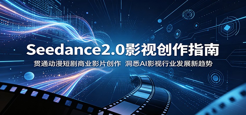 Seedance2.0影视创作指南：贯通动漫短剧商业影片创作，洞悉AI影视行业发展新趋势-凡人轻创