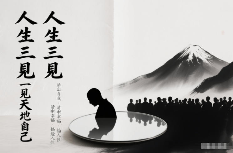 人生三见一见天地见众生见自己，活出自我拥有清晰幸福人生，搞透人性-凡人轻创