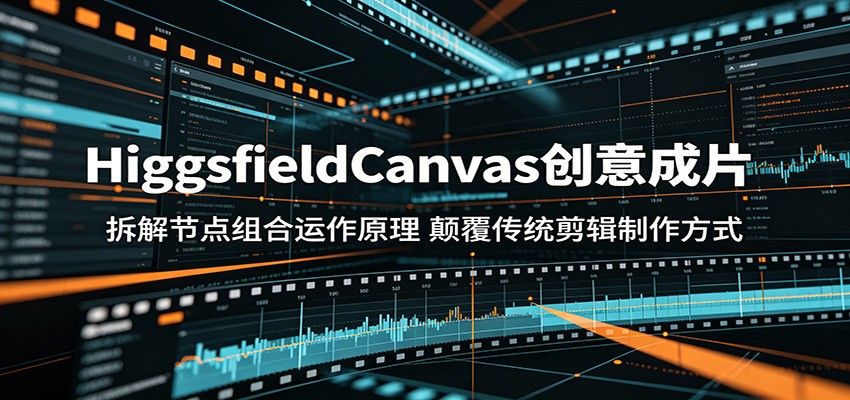 HiggsfieldCanvas创意成片：拆解节点组合运作原理，颠覆传统剪辑制作方式-凡人轻创