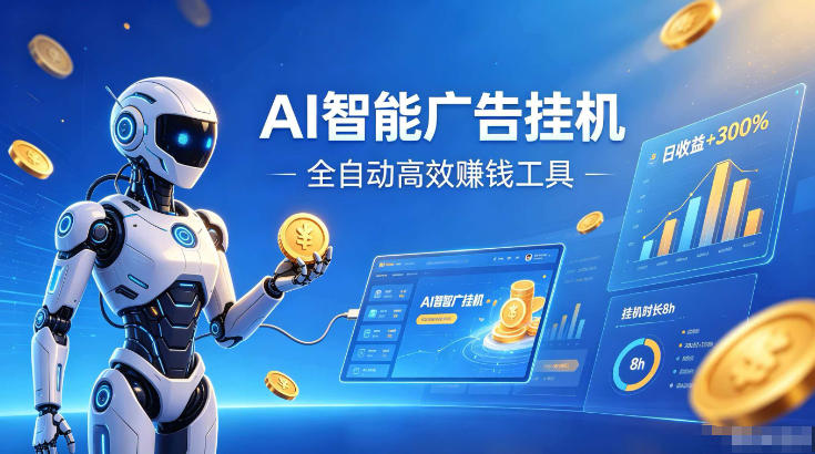 AI智能广告挂G，在家自动賺收益，全程无需人工操作、不用直播、不用拉人【揭秘】-凡人轻创