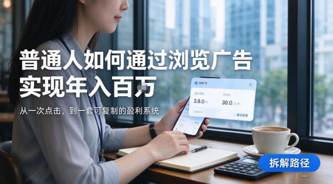 2026最新技术,24小时全自动浏览广告,全网独家项目,单台设备日入200+新手小白可快速上手,支持实地学习实地考察【揭秘】-凡人轻创