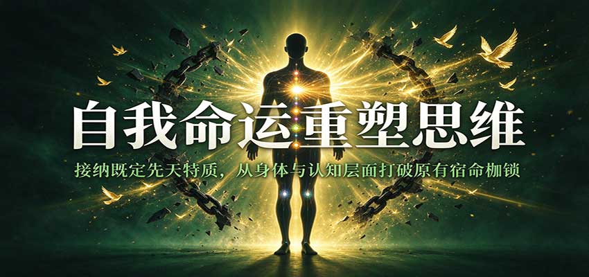 自我命运重塑思维:接纳既定先天特质,从身体与认知层面打破原有宿命枷锁-凡人轻创