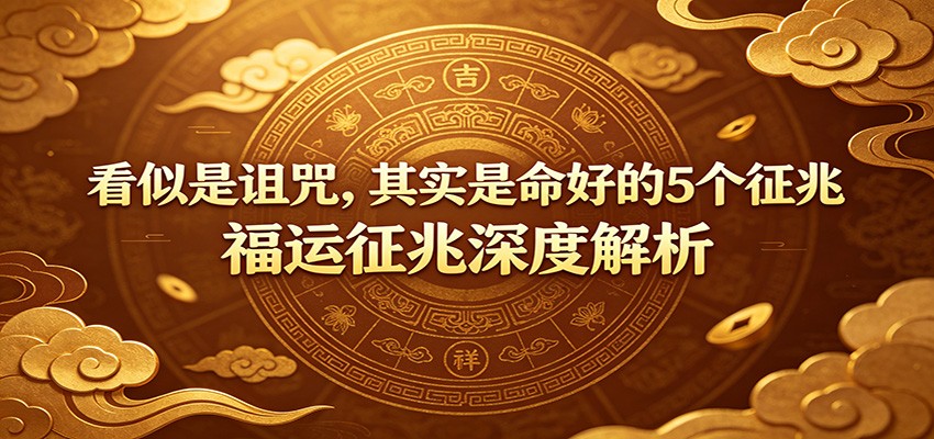 付费文章：《看似是诅咒，其实是命好的5个征兆》福运征兆深度解析-凡人轻创