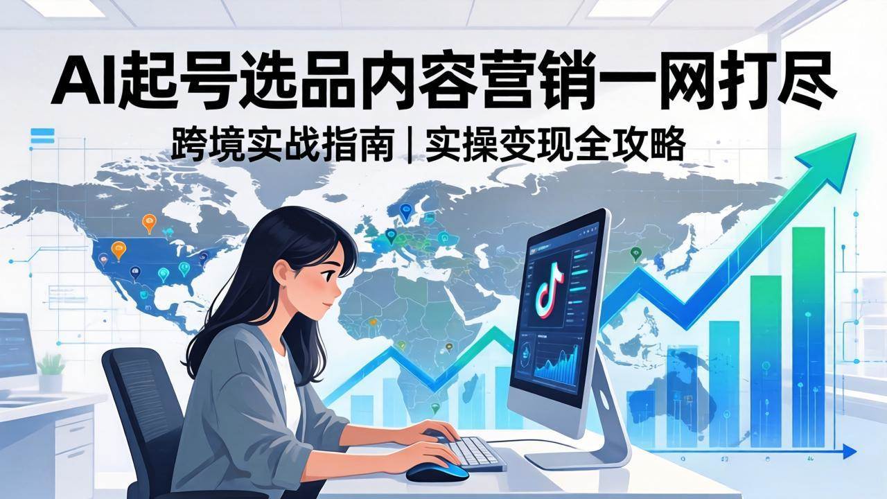 (17824期)2026 TikTok 跨境AI实操:从零基础到变现全流程,AI起号选品内容营销一网打尽 (17824期)2026 TikTok 跨境AI实操:从零基础到变现全流程,AI起号选品内容营销一网打尽