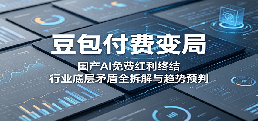 豆包付费变局：国产AI免费红利终结，行业底层矛盾全拆解与趋势预判-凡人轻创