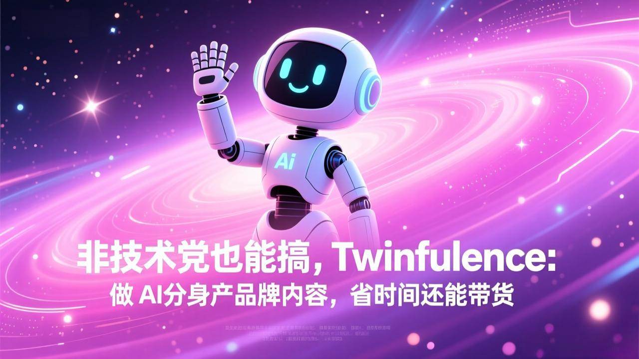 （17381期）非技术党也能搞!Twinfluence:做 AI 分身产品牌内容,省时间还能带货-凡人轻创