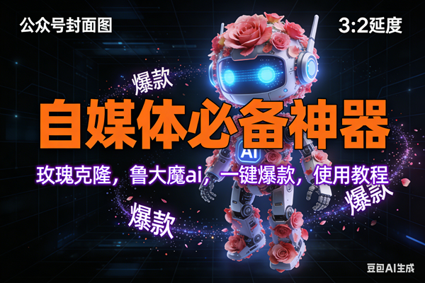 （17334期）玫瑰克隆工具，ai鲁大魔，自媒体必备神器，一键爆款神器，详细教程。-凡人轻创