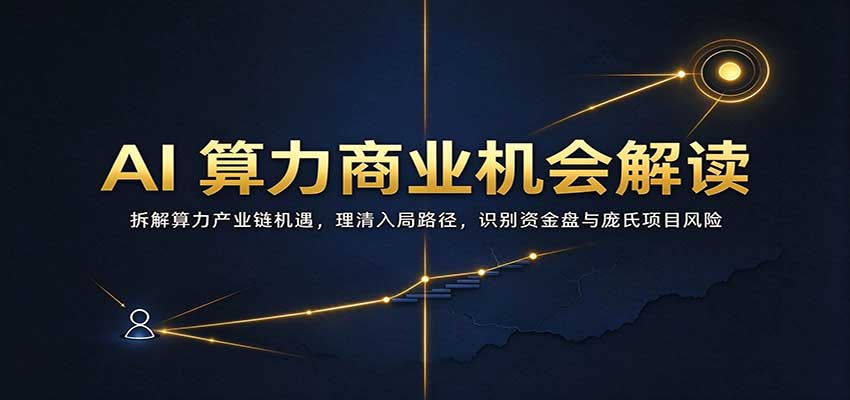 AI算力商业机会解读:拆解算力产业链机遇,理清入局路径,识别资金盘与庞氏项目风险 AI算力商业机会解读:拆解算力产业链机遇,理清入局路径,识别资金盘与庞氏项目风险