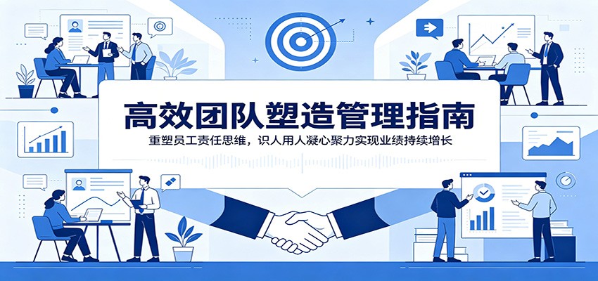高效团队塑造管理指南:重塑员工责任思维,识人用人凝心聚力实现业绩持续增长-凡人轻创