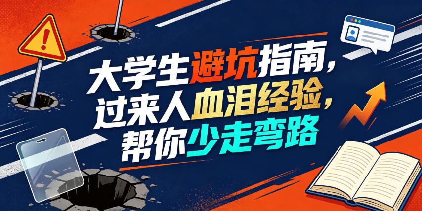 某公众号付费文章：大学生避坑指南，过来人血泪经验，帮你少走弯路-凡人轻创